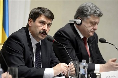 Áder: Magyarország támogatja és végrehajtja az ukrajnai helyzet miatti szankciókat