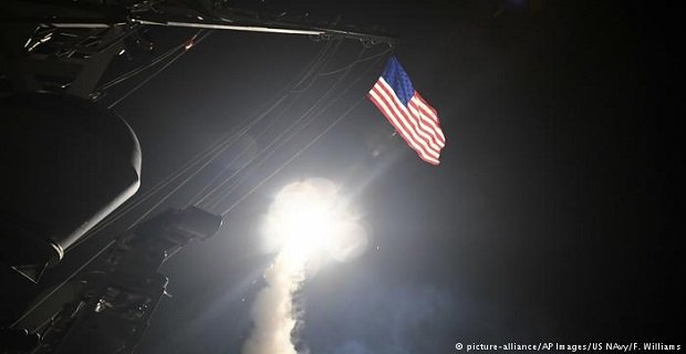 Az Egyesült Államok és szövetségesei csapást mértek a szír fővárosra
