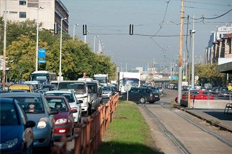 Budapest – Közlekedési káosz egy csőtörés miatt