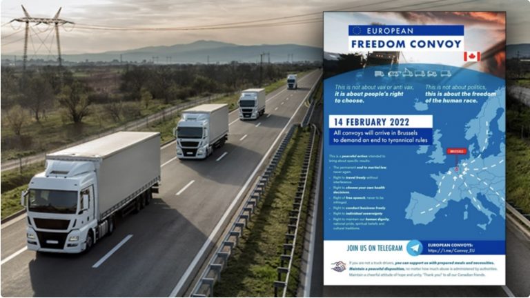 Covid-korlátozások: Kanada után kamionos szabadságkonvojok szerveződnek Európában