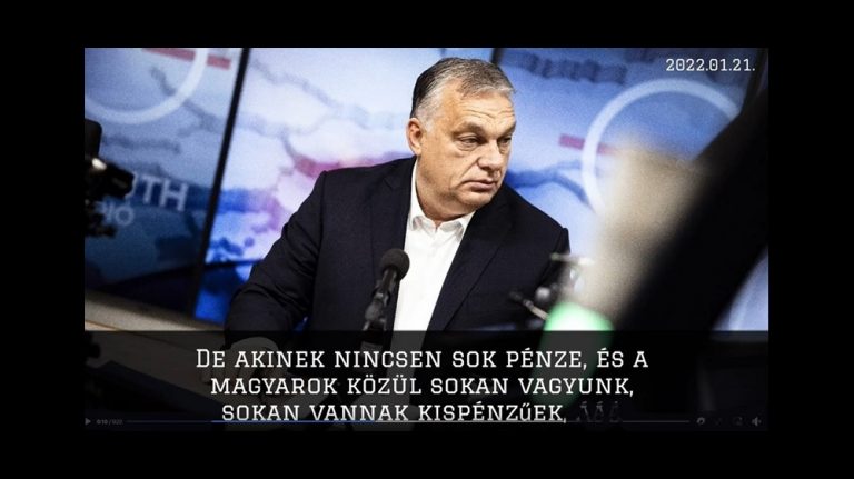 Orbán kispénzűnek vallotta magát, és nincs egy forint megtakarítása sem