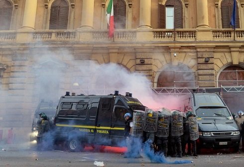 ITALY-ECONOMY-PROTEST