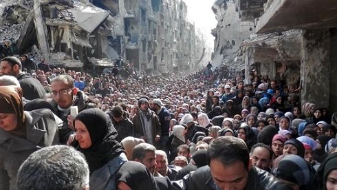 Szíria- Az Iszlám Állam ellenőrzése alá került a yarmouki palesztin menekülttábor